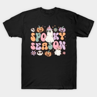 Retro Halloween Spooky Season T-Shirt